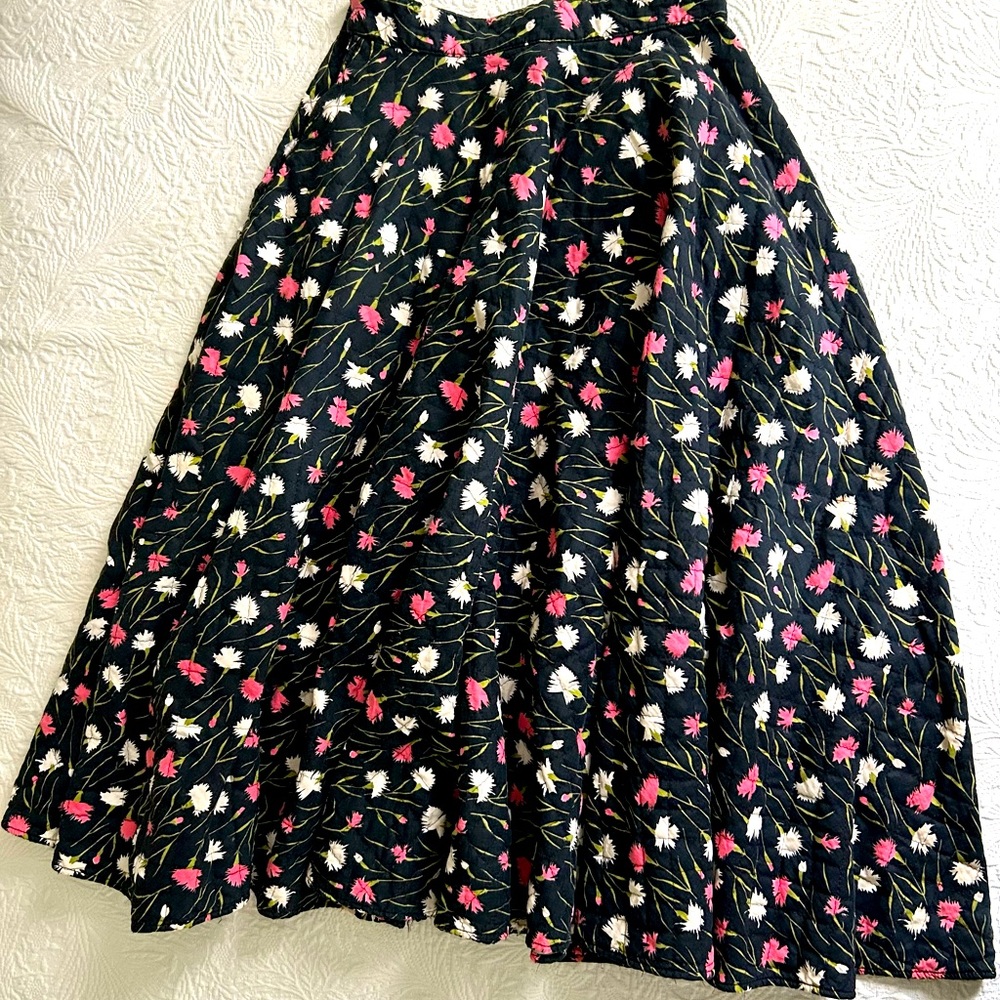 Vintage Cotton Circle Skirt